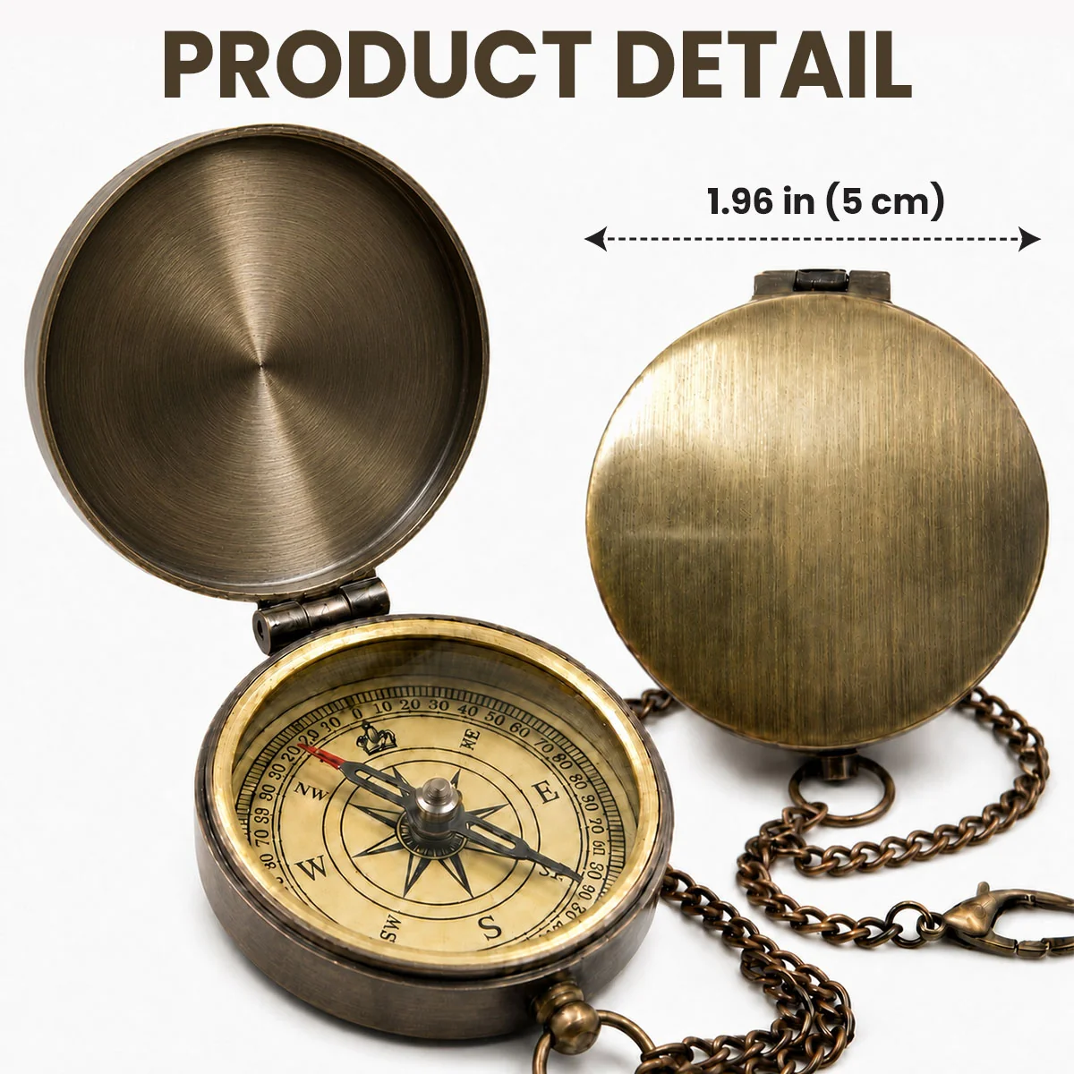 To My Son I Believe In You - Personalized Custom Pocket Compass - Image 5