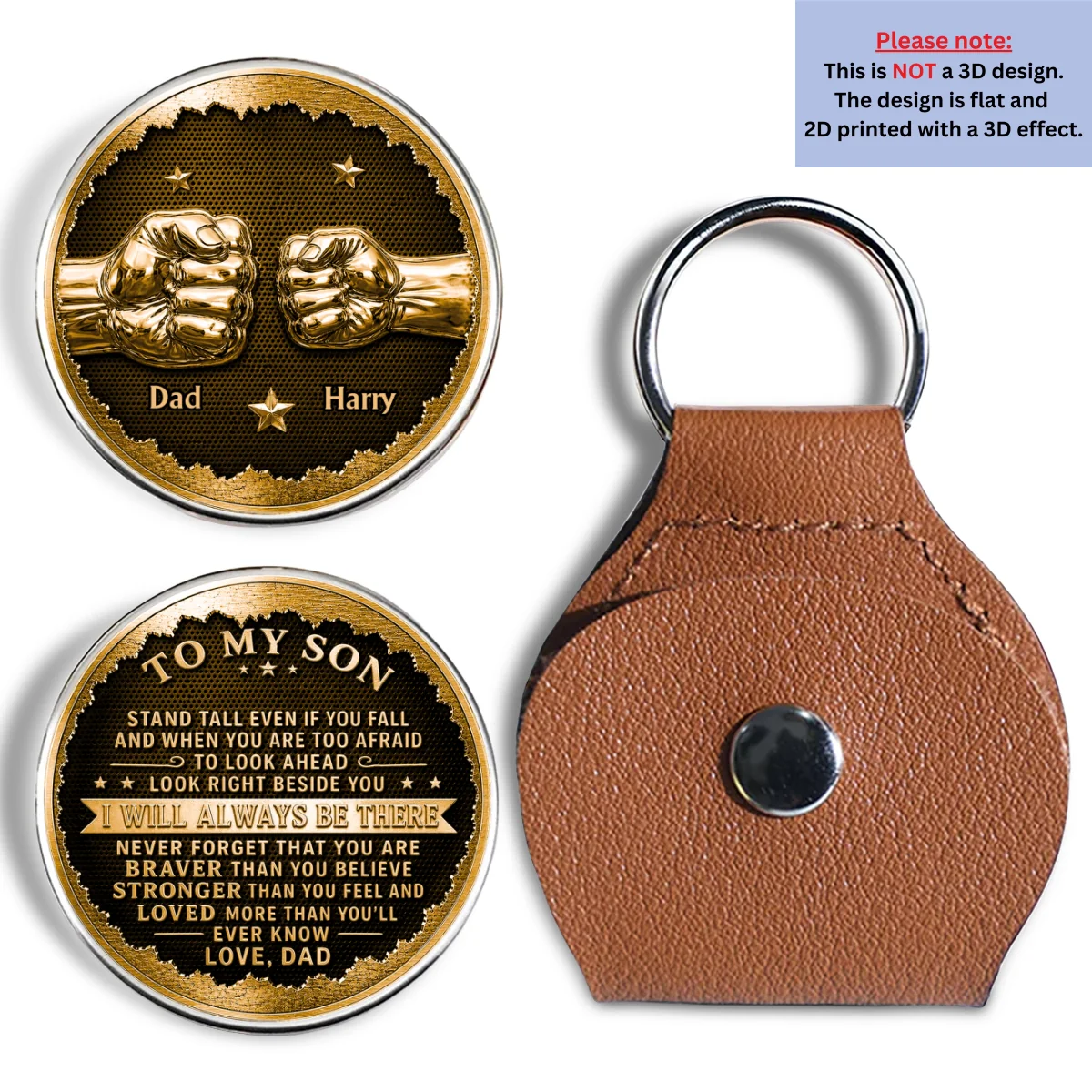 To My Son I Will Always Be There Forever - Personalized Custom Pocket Hug - Image 6