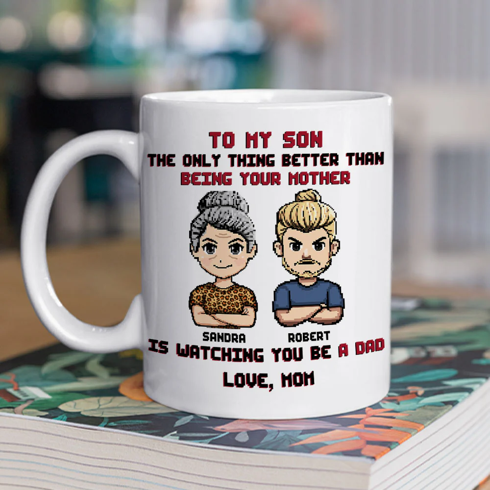 To My Son - Personalized Custom Coffee Mug - Image 2
