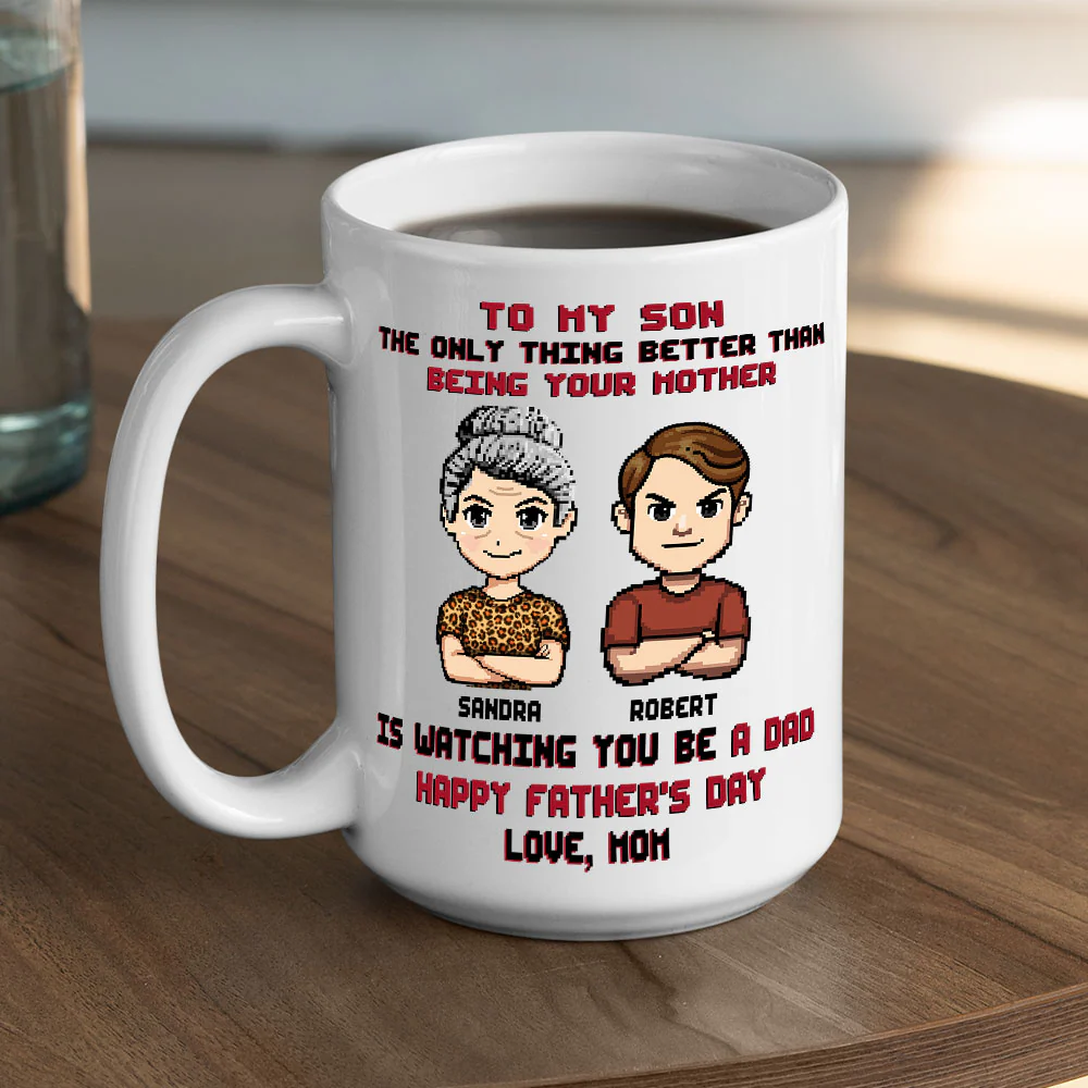 To My Son - Personalized Custom Coffee Mug - Image 4
