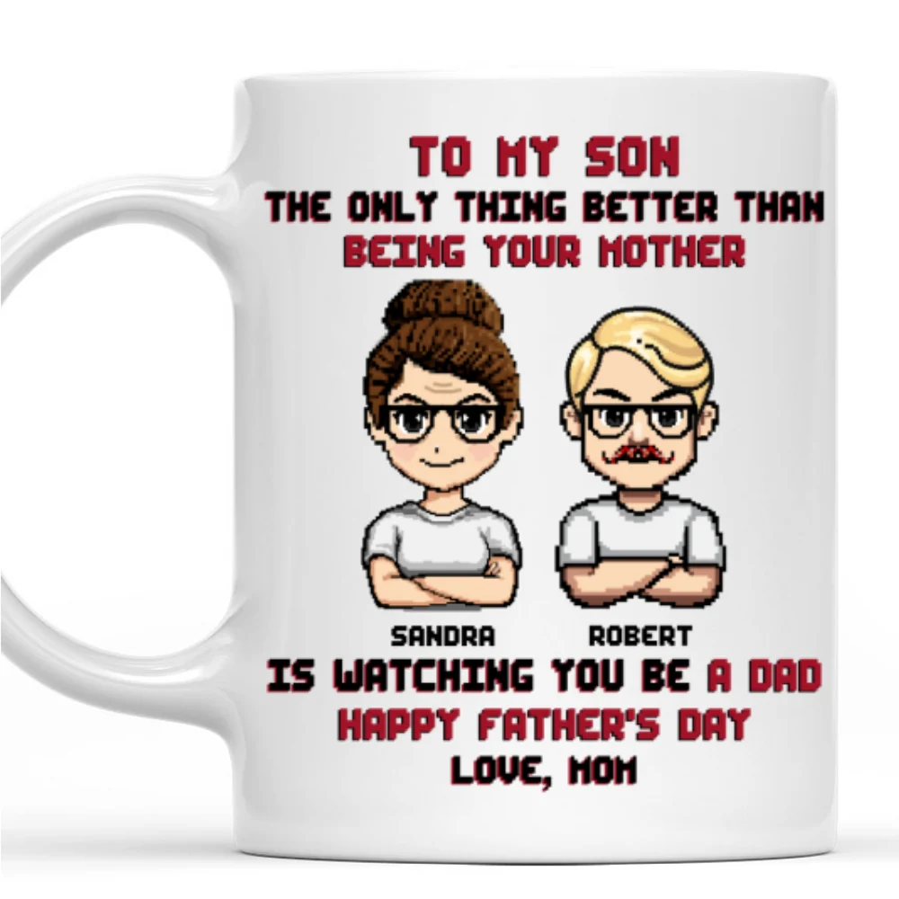 To My Son - Personalized Custom Coffee Mug - Image 7