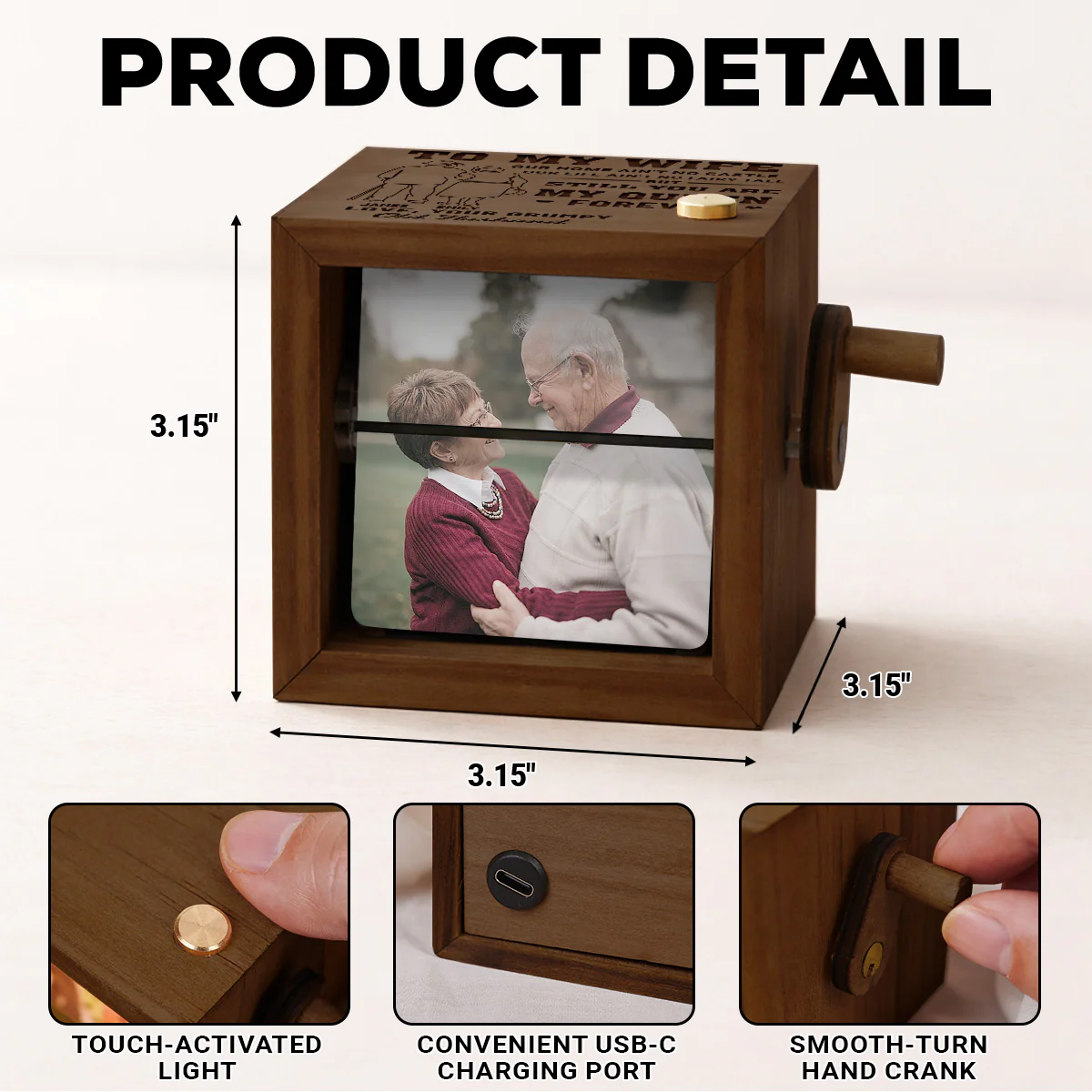 To My Wife - Personalized Custom Photo Flipbook Animation Box - Image 5
