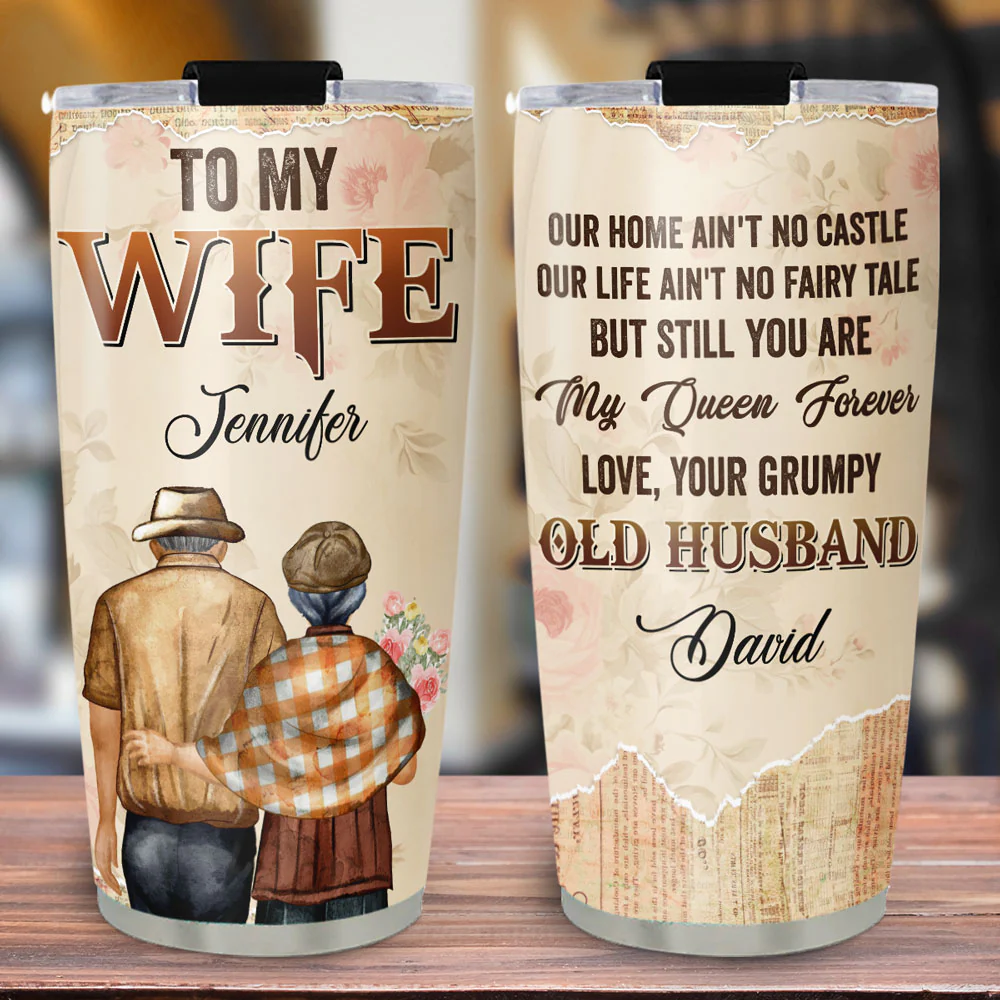To My Wife Version 2 - Personalized Custom Tumbler - Image 5