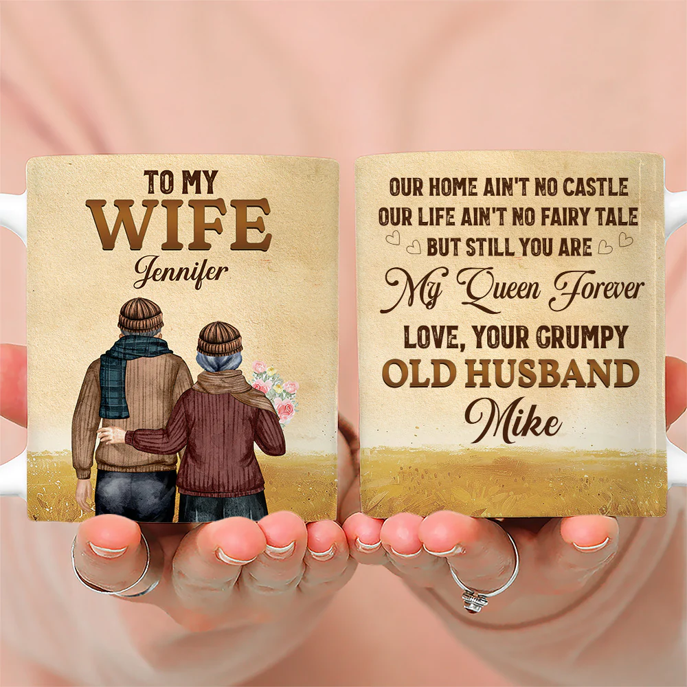 To My Wife You Are My Queen Forever - Personalized Custom Coffee Mug - Image 3