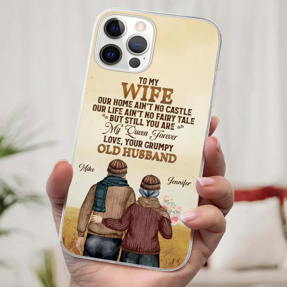 To My Wife You Are My Queen Forever - Personalized Custom Phone Case - Image 3