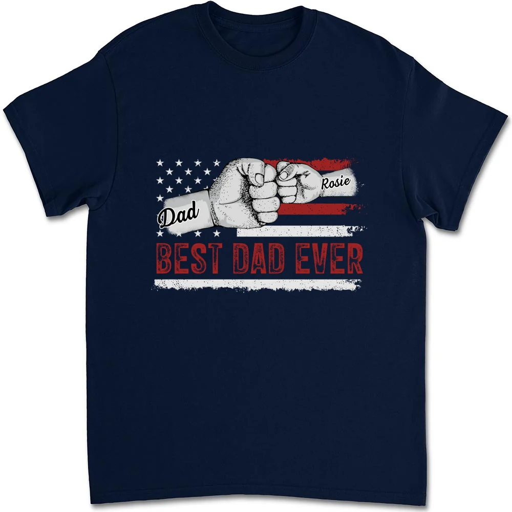 To The Best Dad - Personalized Custom Shirt - Image 12