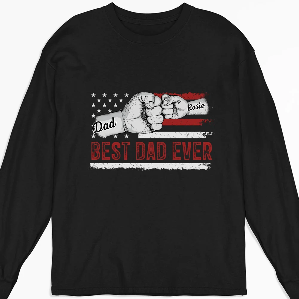 To The Best Dad - Personalized Custom Shirt - Image 13
