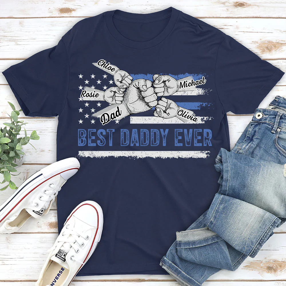 To The Best Dad - Personalized Custom Shirt - Image 2