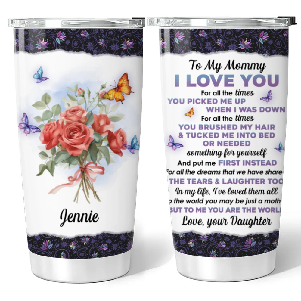 To The Best Mom - Personalized Custom Tumbler - Image 5