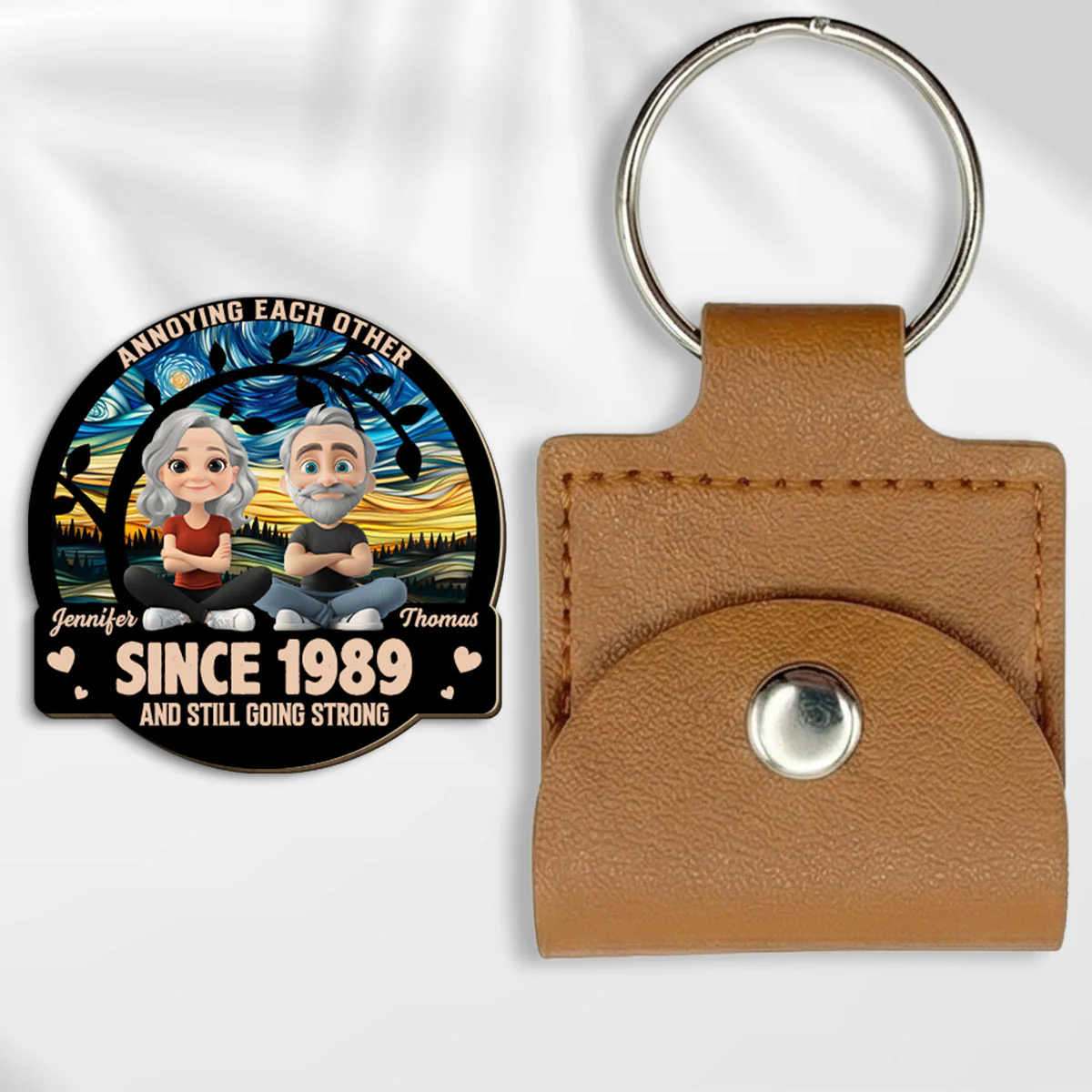 To The End Of Us - Personalized Custom Wooden Pocket Hug