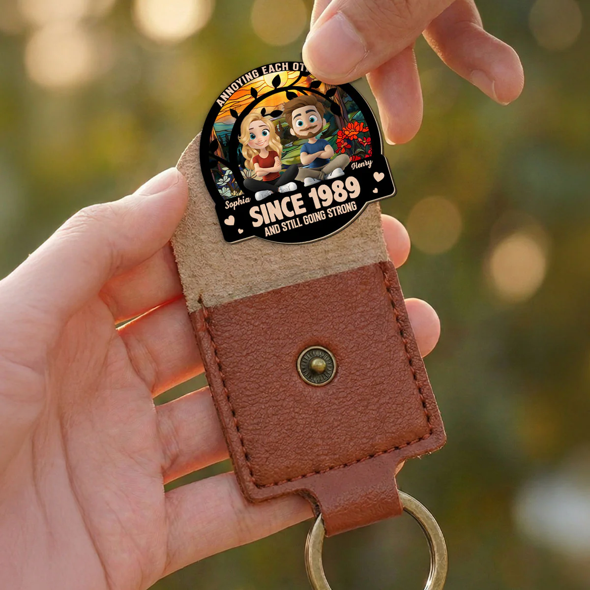 To The End Of Us - Personalized Custom Wooden Pocket Hug - Image 3