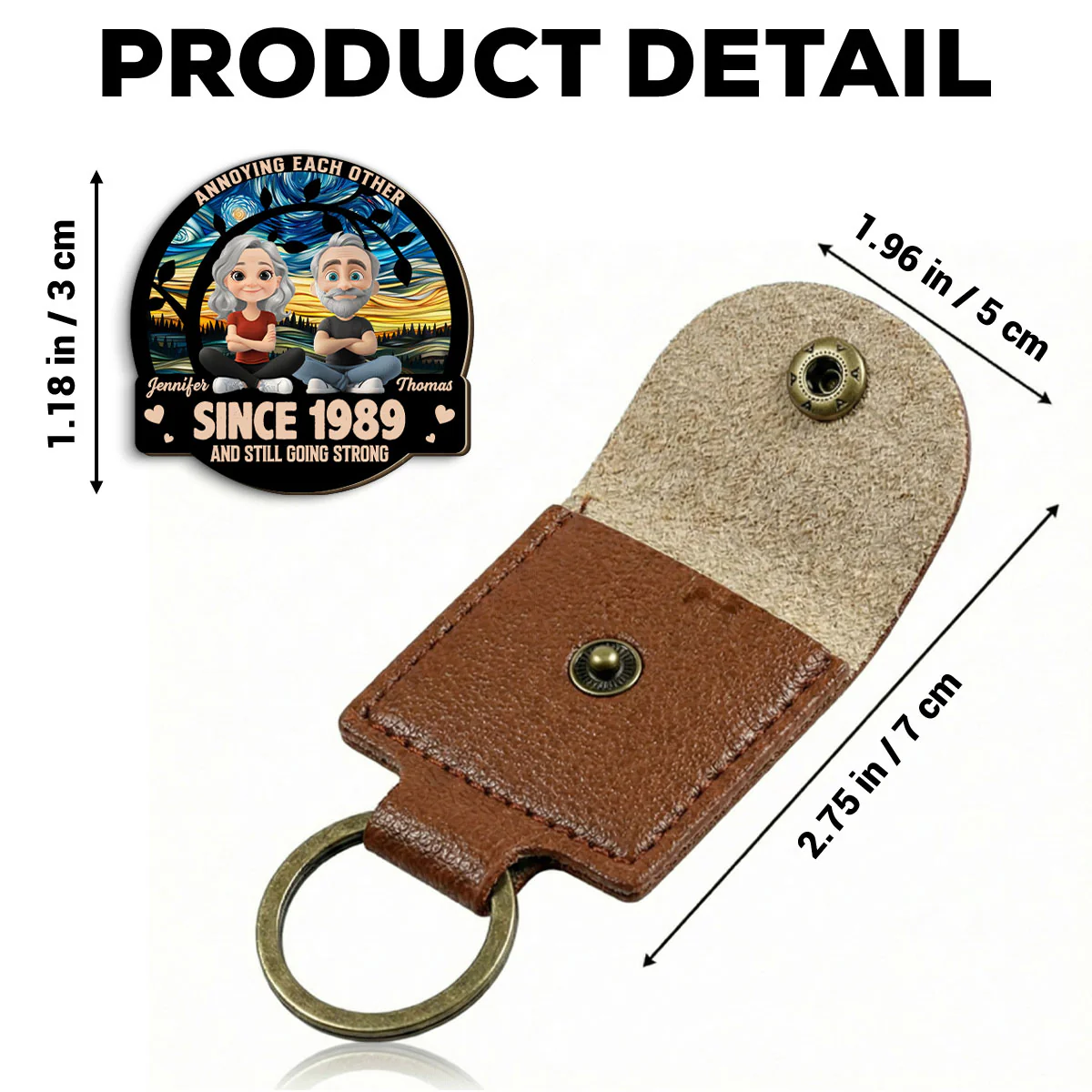 To The End Of Us - Personalized Custom Wooden Pocket Hug - Image 5