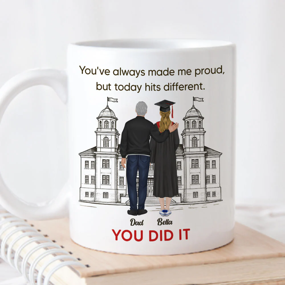 Today Hit Different - Personalized Custom Coffee Mug - Image 2