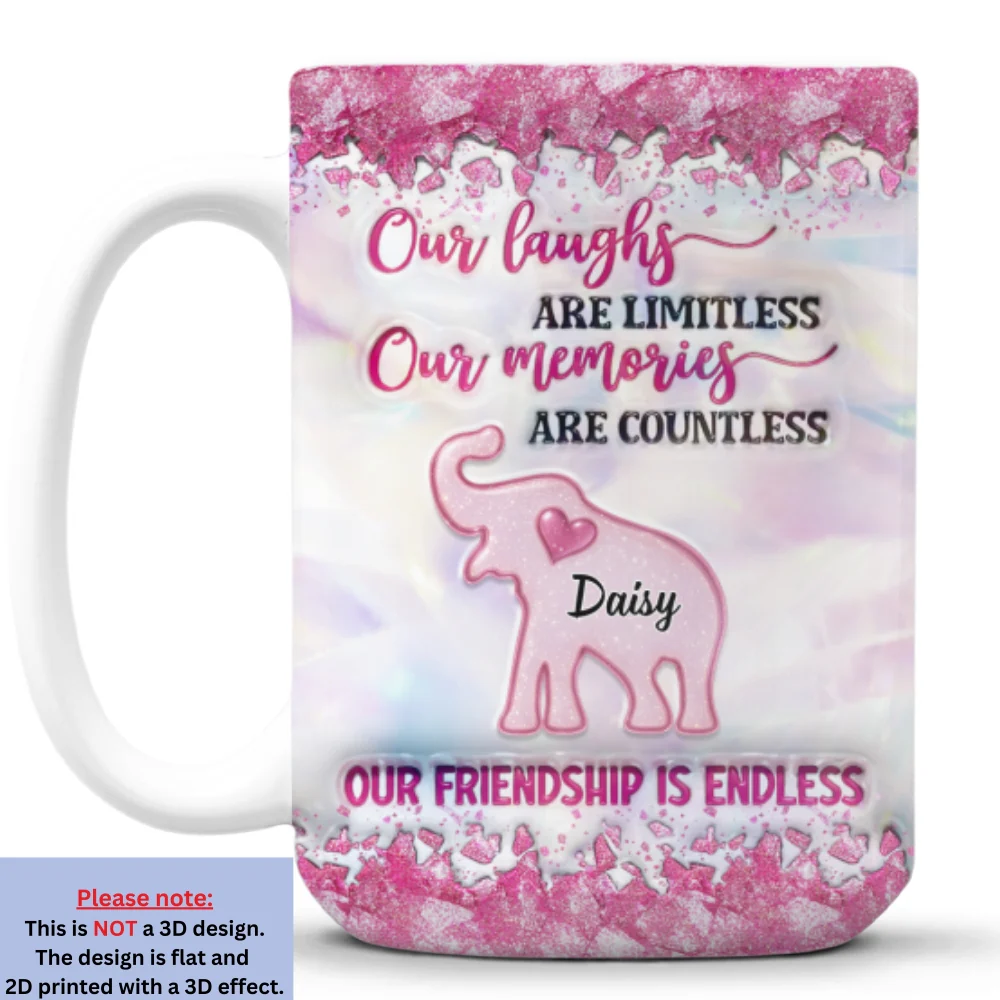 Together As Us - Personalized Custom 3D Inflated Effect Coffee Mug - Image 7