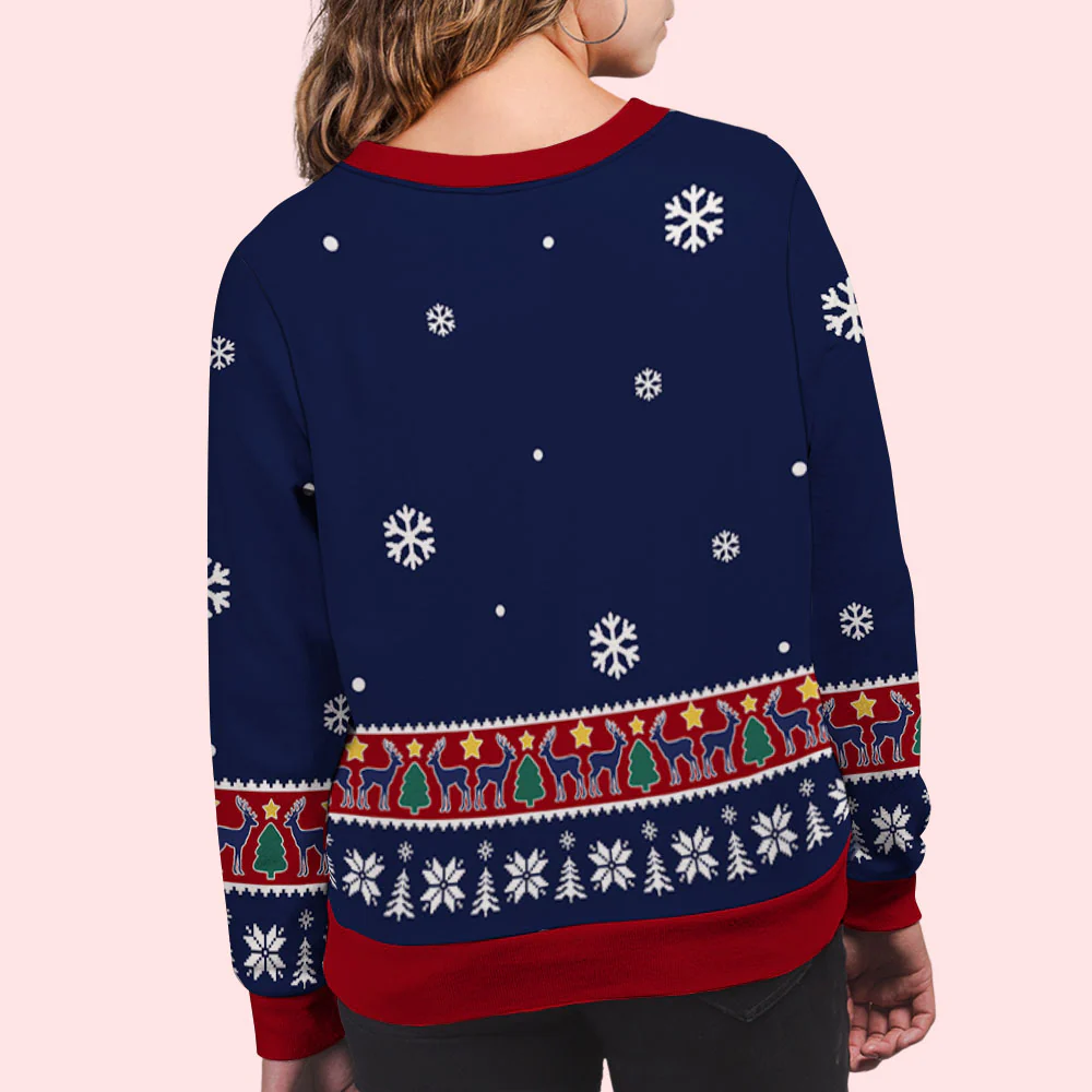 Together By Chance - Personalized Custom All-Over-Print Sweatshirt - Image 3