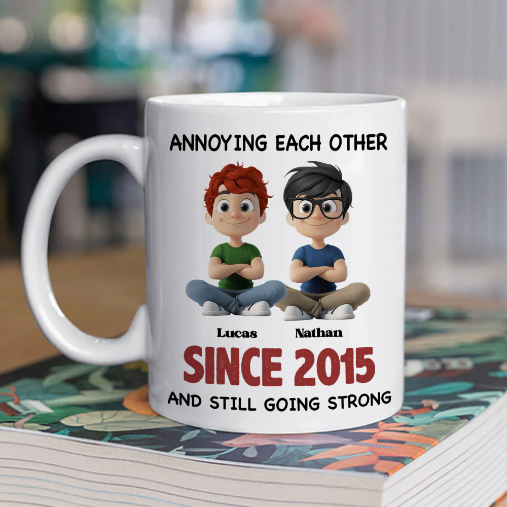 Together Forever 2 - Personalized Custom Coffee Mug - Image 2