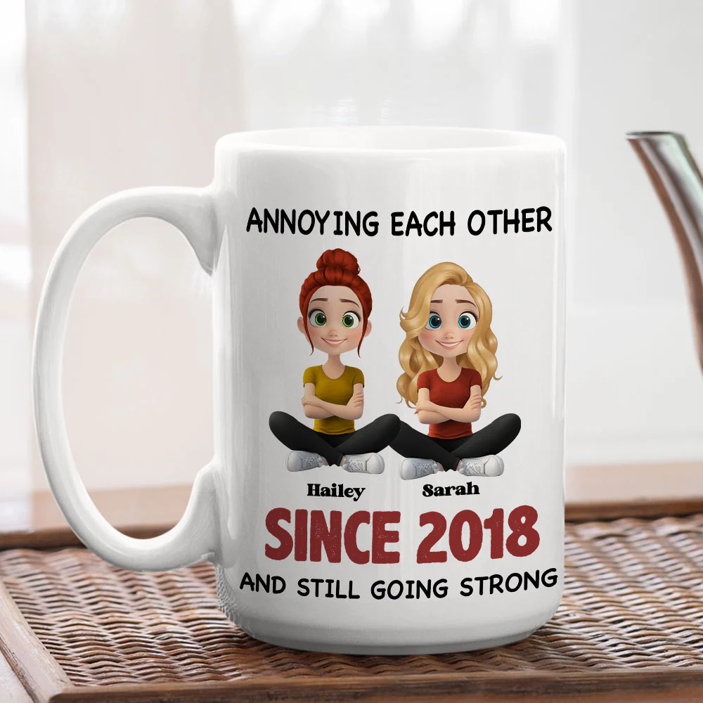 Together Forever 2 - Personalized Custom Coffee Mug - Image 5