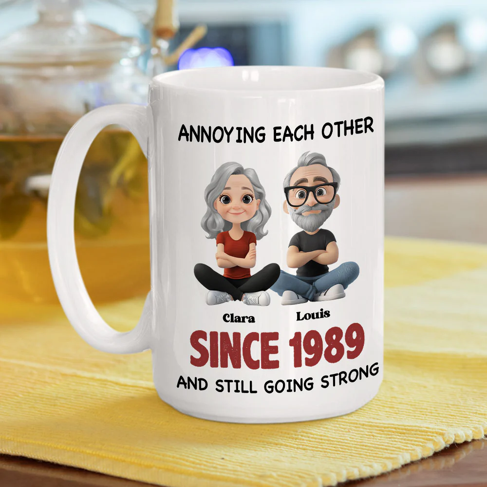 Together Forever 2 - Personalized Custom Coffee Mug - Image 7
