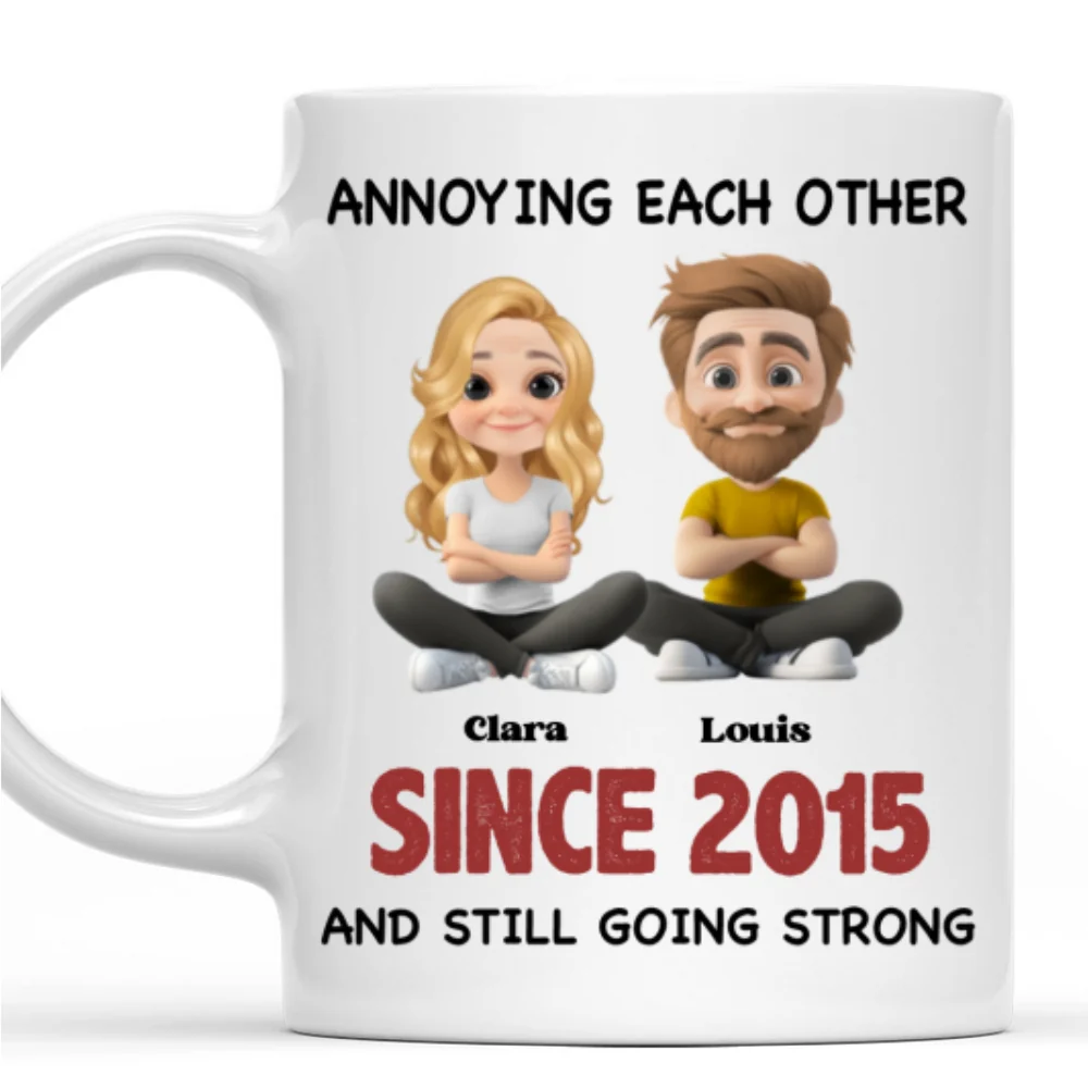 Together Forever 2 - Personalized Custom Coffee Mug - Image 9