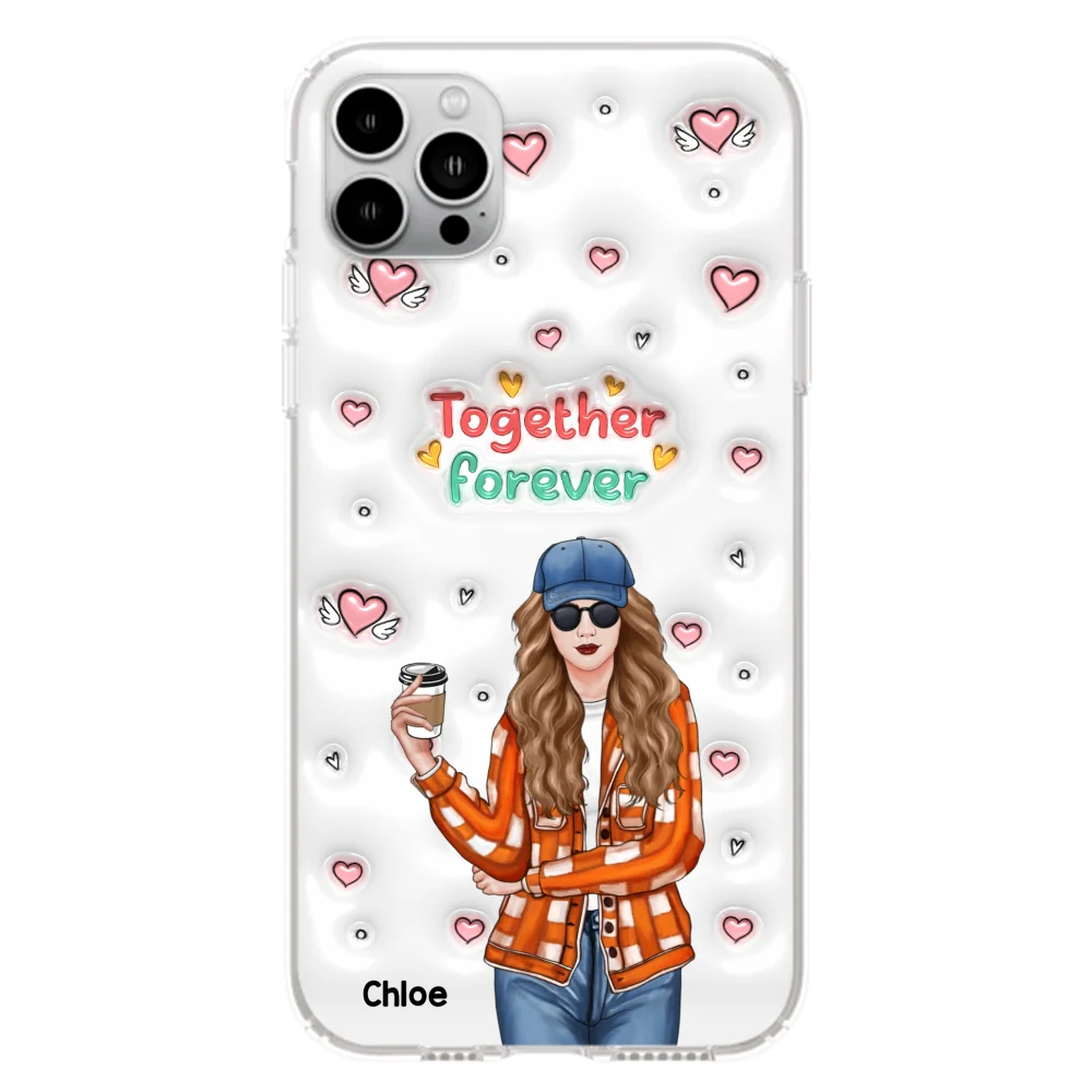 Together Forever - Personalized Custom 3D Inflated Effect Phone Case - Image 16