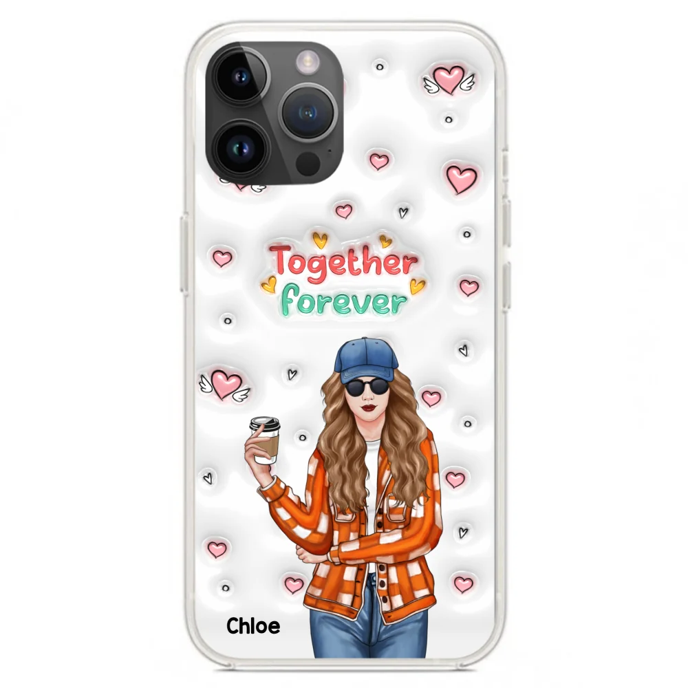 Together Forever - Personalized Custom 3D Inflated Effect Phone Case - Image 19