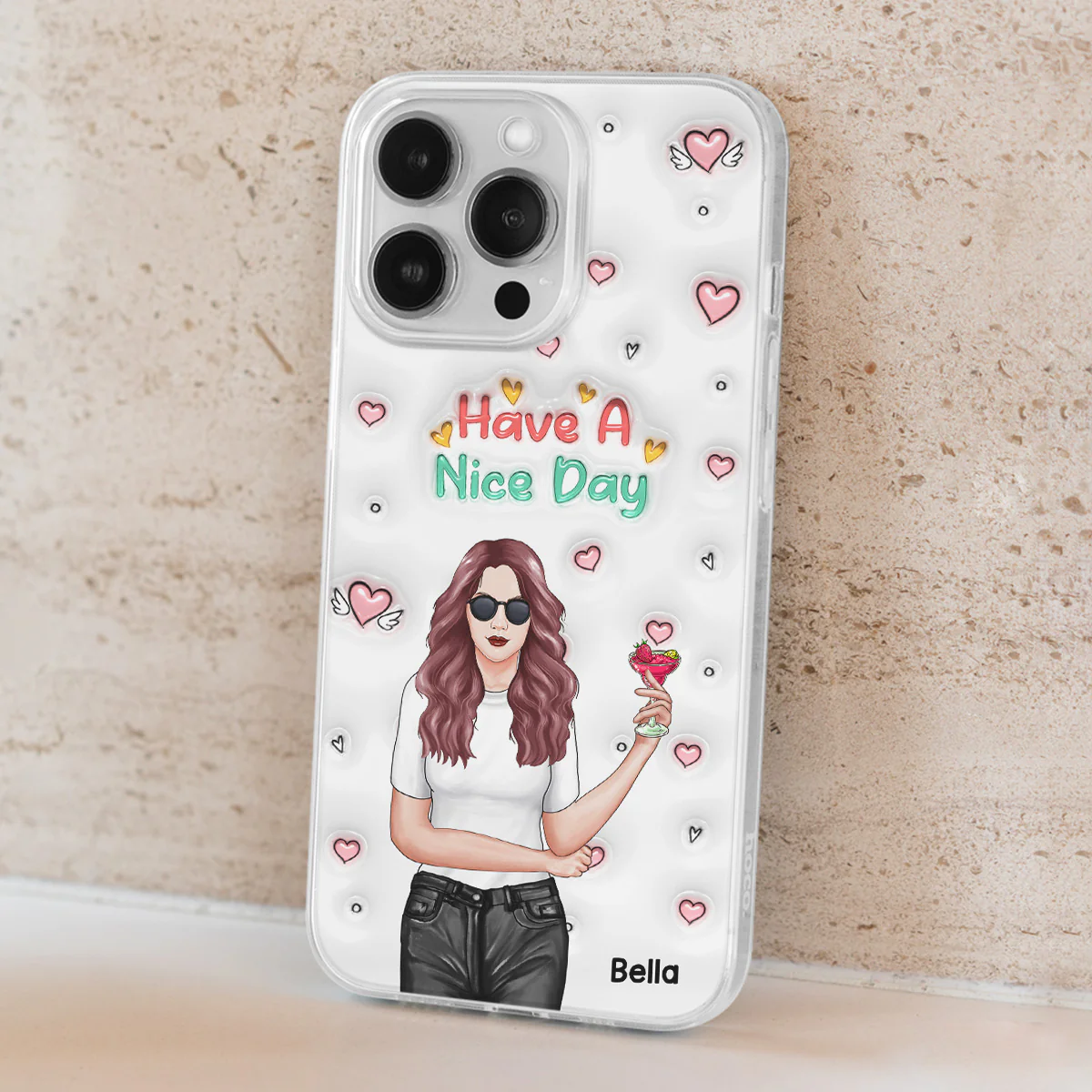Together Forever - Personalized Custom 3D Inflated Effect Phone Case - Image 4