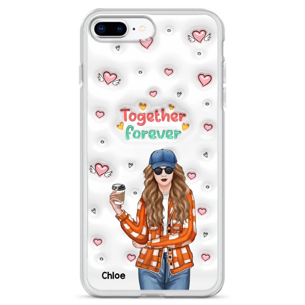 Together Forever - Personalized Custom 3D Inflated Effect Phone Case - Image 7