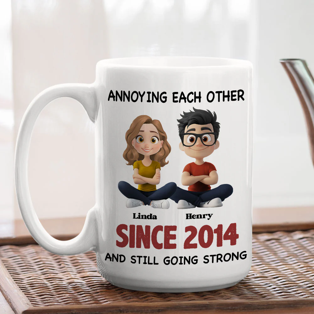 Together Forever - Personalized Custom Coffee Mug - Image 2