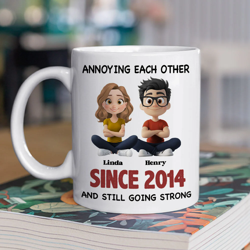 Together Forever - Personalized Custom Coffee Mug - Image 3