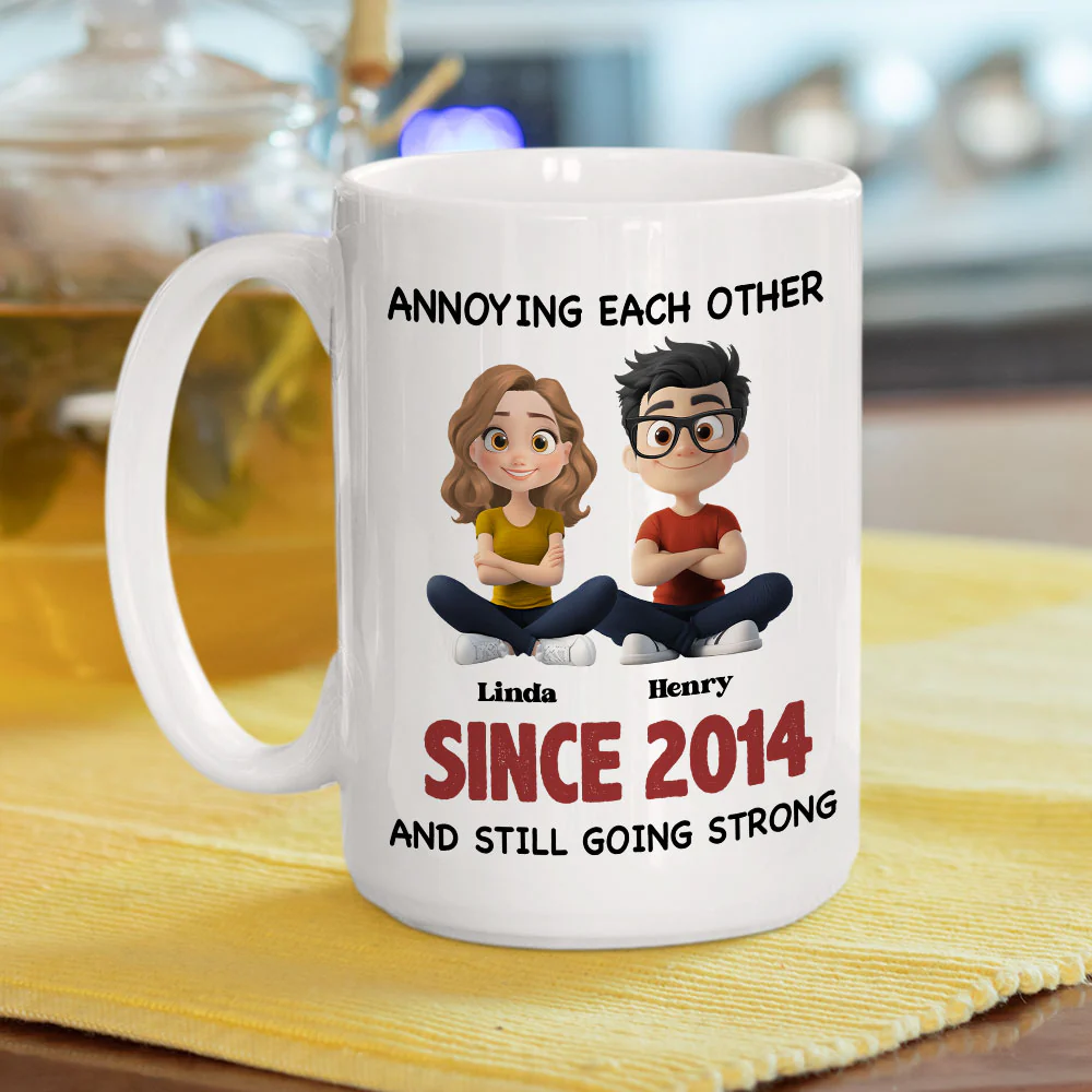 Together Forever - Personalized Custom Coffee Mug - Image 4