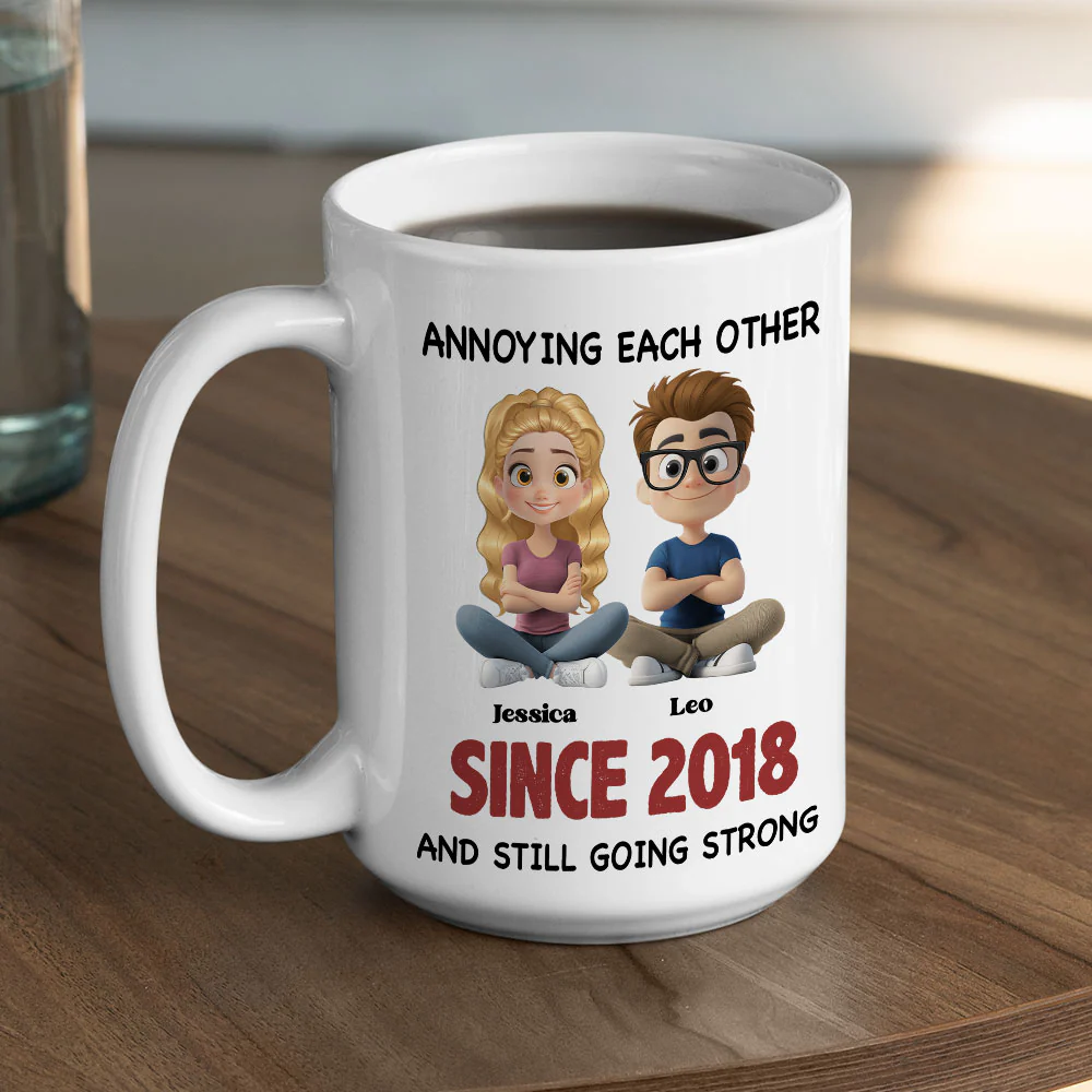 Together Forever - Personalized Custom Coffee Mug - Image 6