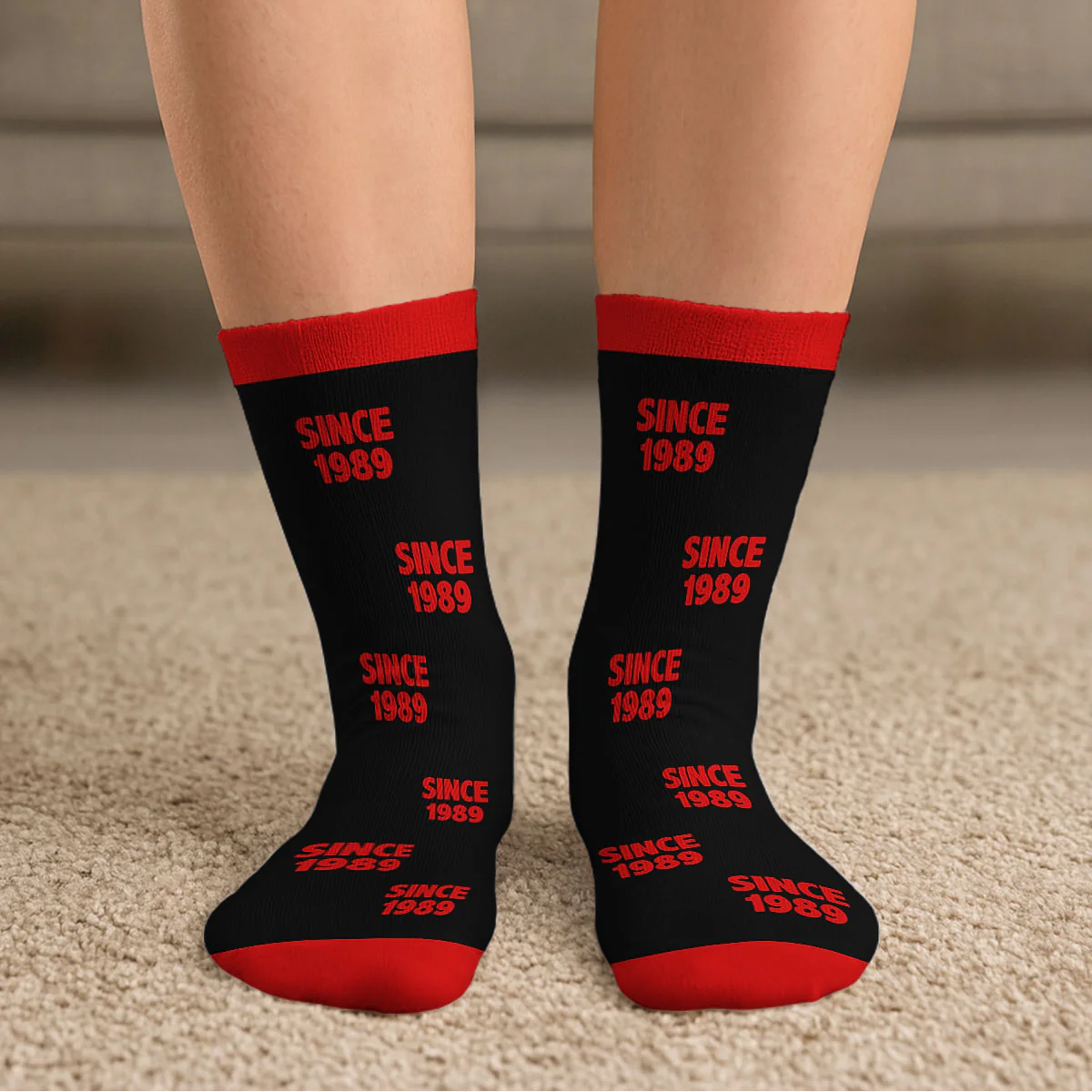 Together Forever - Personalized Custom Crew Socks - Image 6