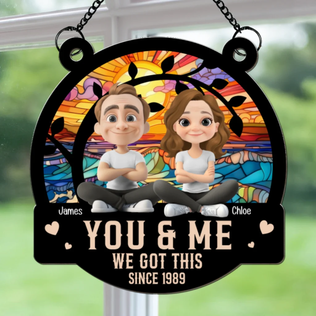 Together Forever - Personalized Custom Suncatcher - Image 5