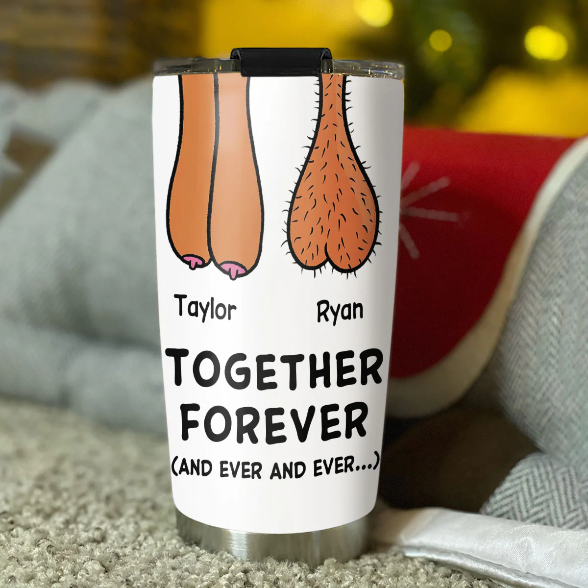 Together Forever - Personalized Custom Tumbler - Image 2