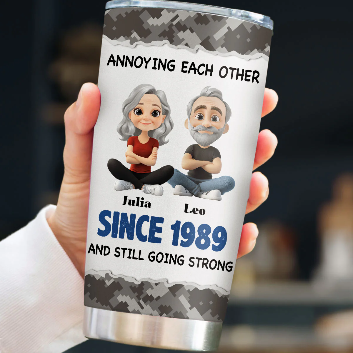Together Forever Version 2 - Personalized Custom Tumbler - Image 5
