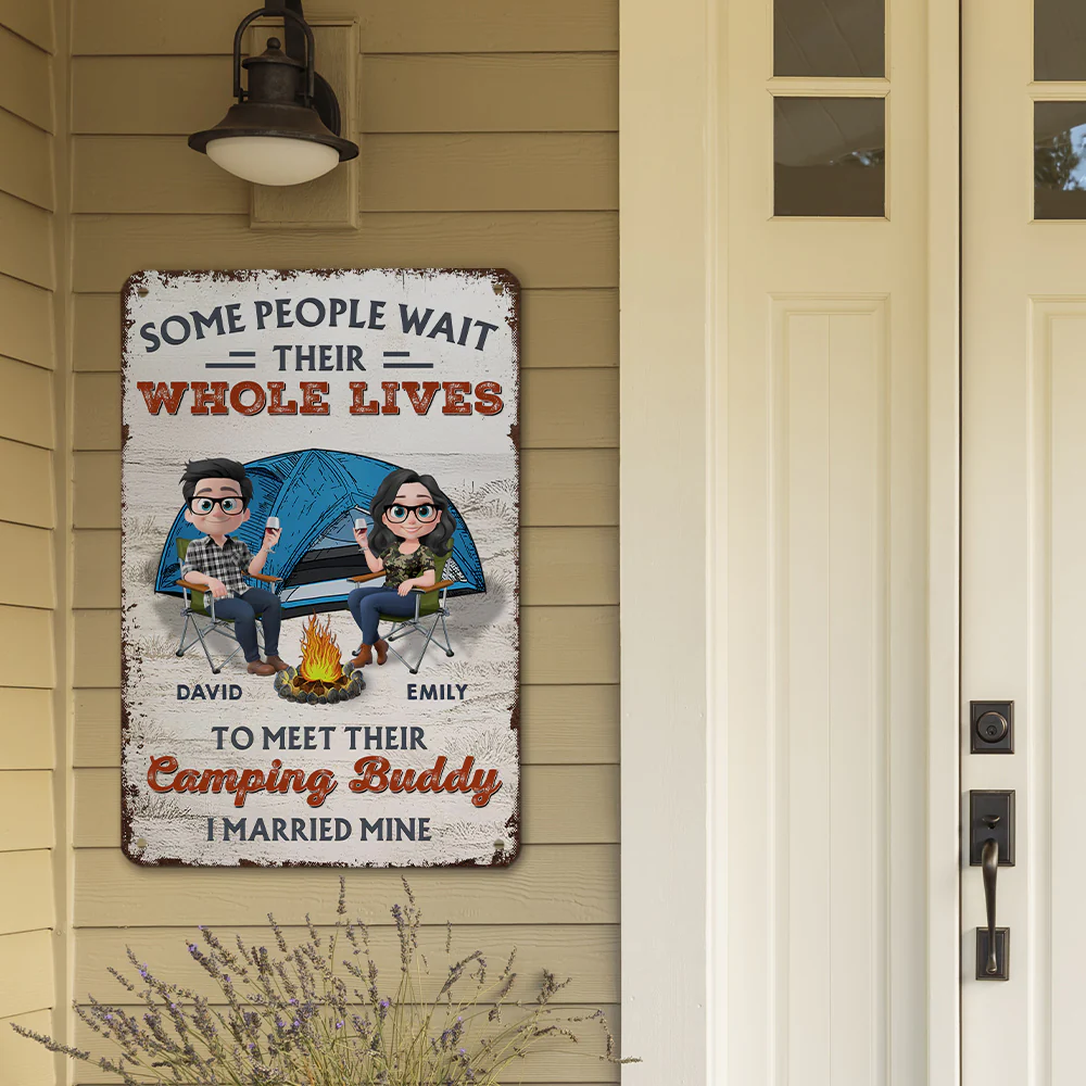 Together In Every Campfire Night - Personalized Custom Metal Sign - Image 3