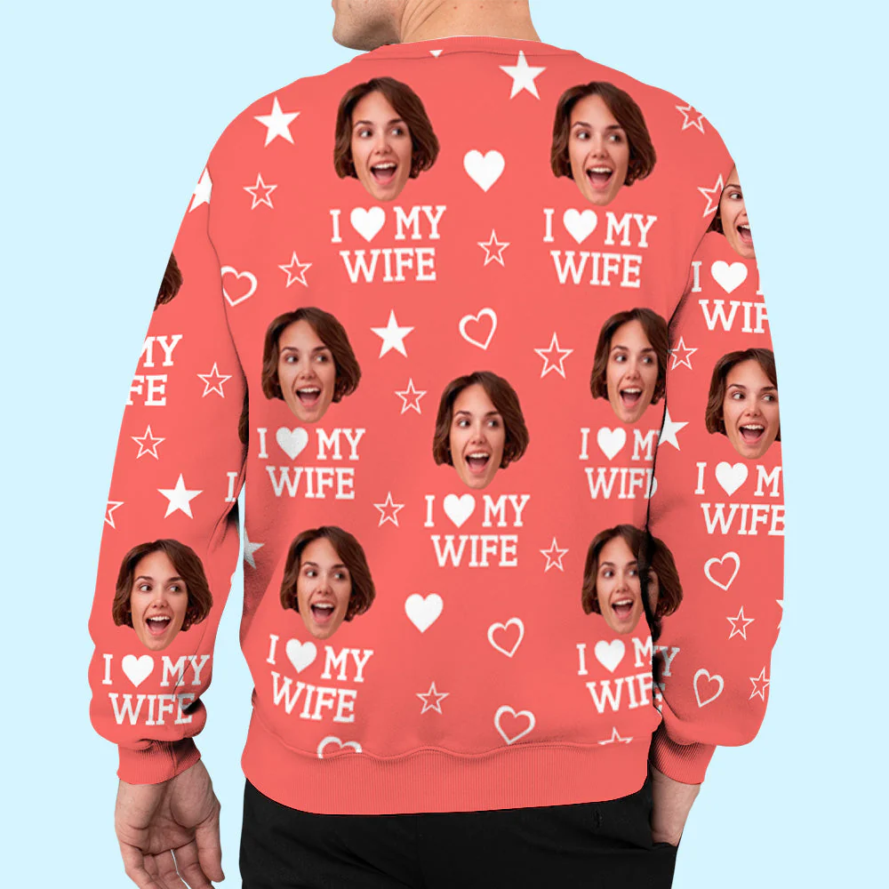 Together Is The Best Place To Be This Christmas - Personalized Custom All-Over-Print Sweatshirt - Image 2