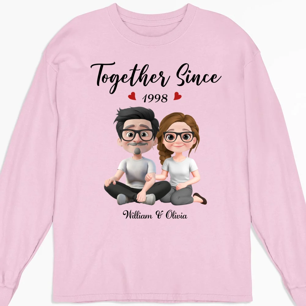 Together Since Husband Wife - Personalized Custom Shirt - Image 17