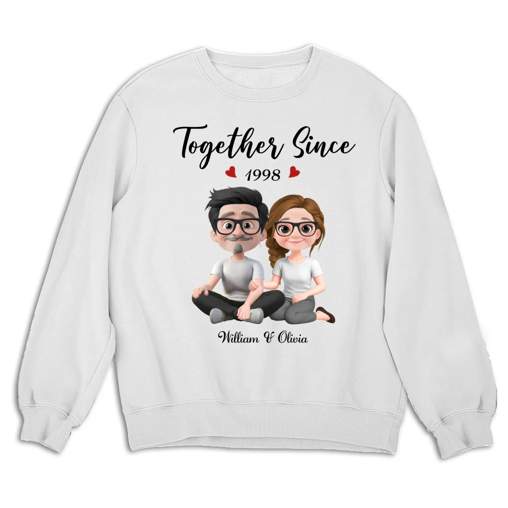 Together Since Husband Wife - Personalized Custom Shirt - Image 18