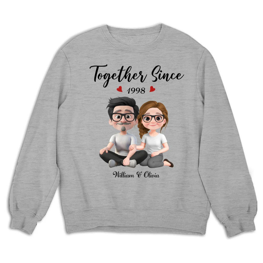 Together Since Husband Wife - Personalized Custom Shirt - Image 19