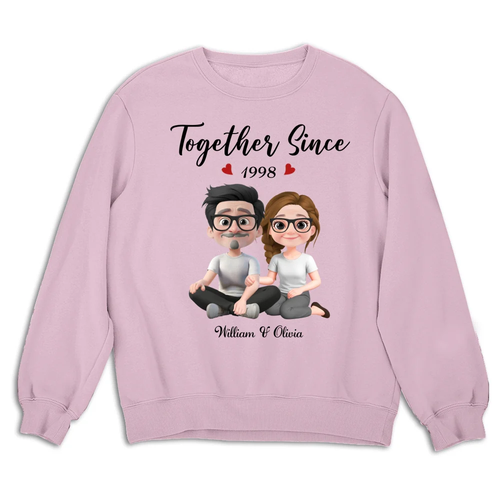 Together Since Husband Wife - Personalized Custom Shirt - Image 20
