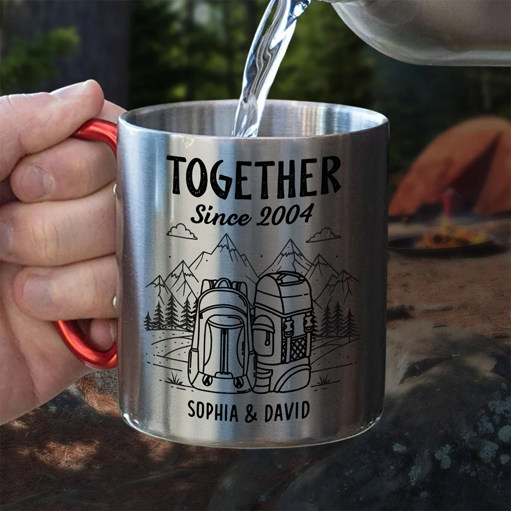 Together Since - Personalized Custom Carabiner Mug - Image 2