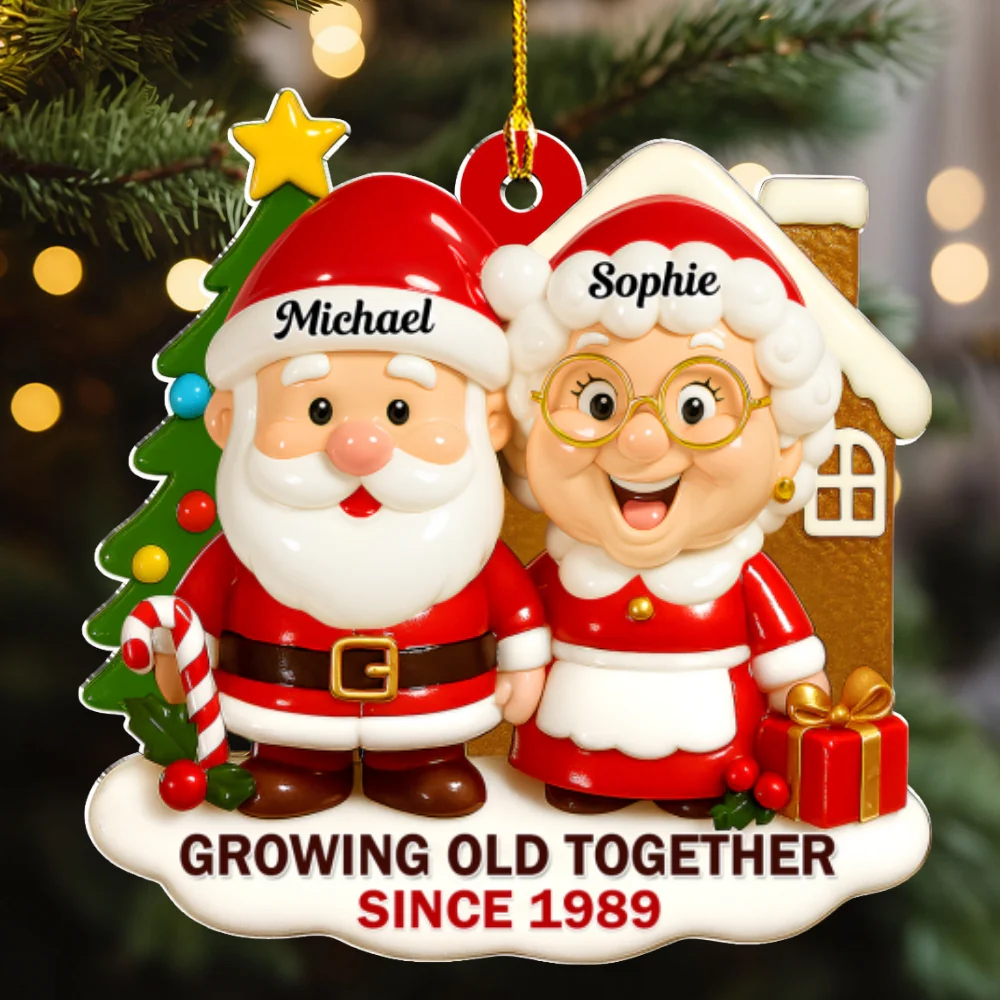 Together Under The Tree - Personalized Custom Acrylic Ornament - Image 7