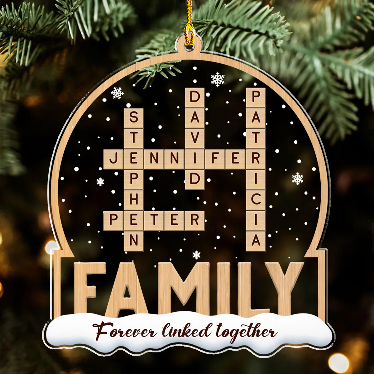 Together We Are Home - Personalized Custom Acrylic Ornament - Image 2