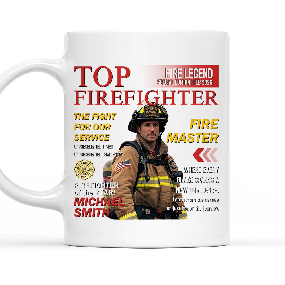 Top Firefighter - Personalized Custom Coffee Mug