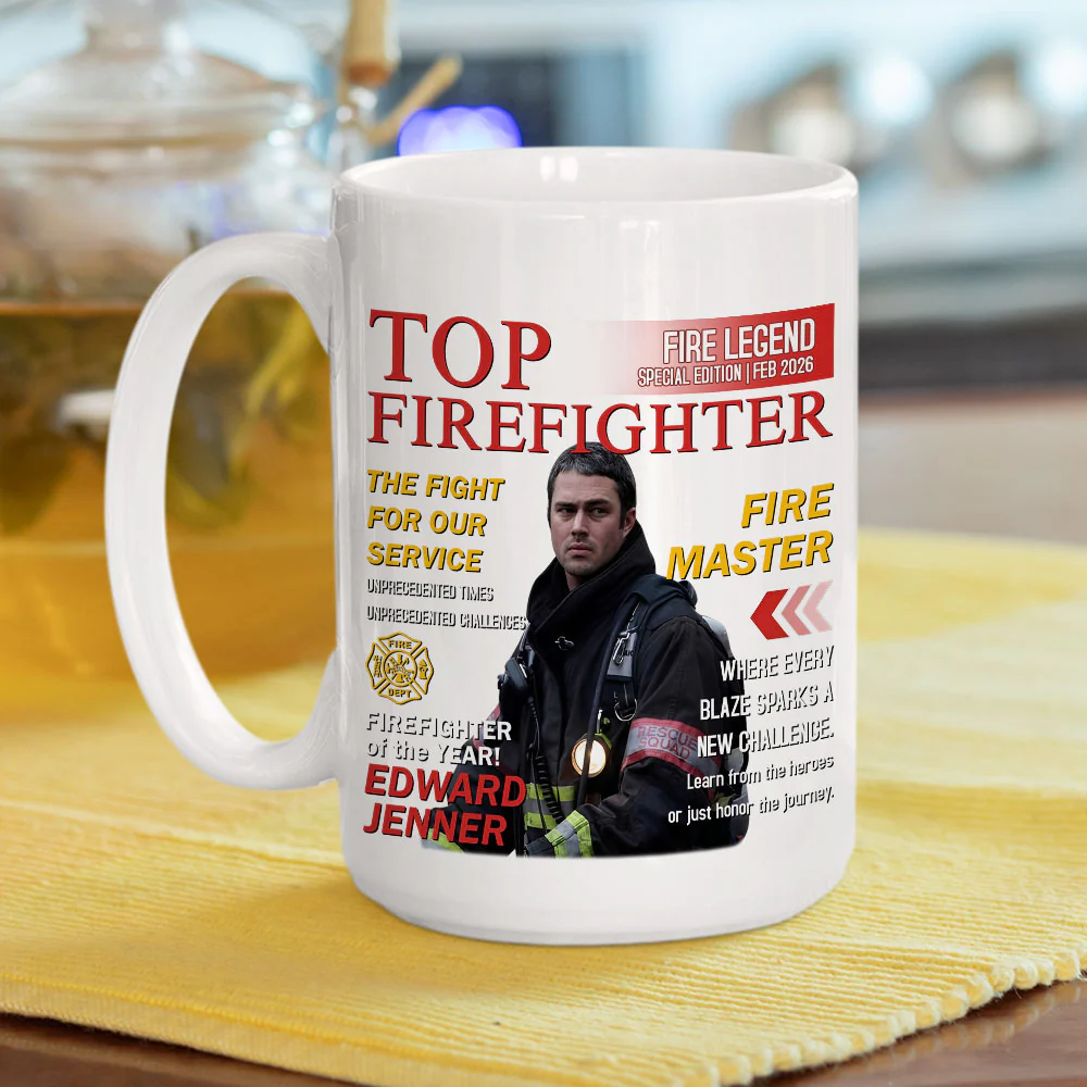 Top Firefighter - Personalized Custom Coffee Mug - Image 5