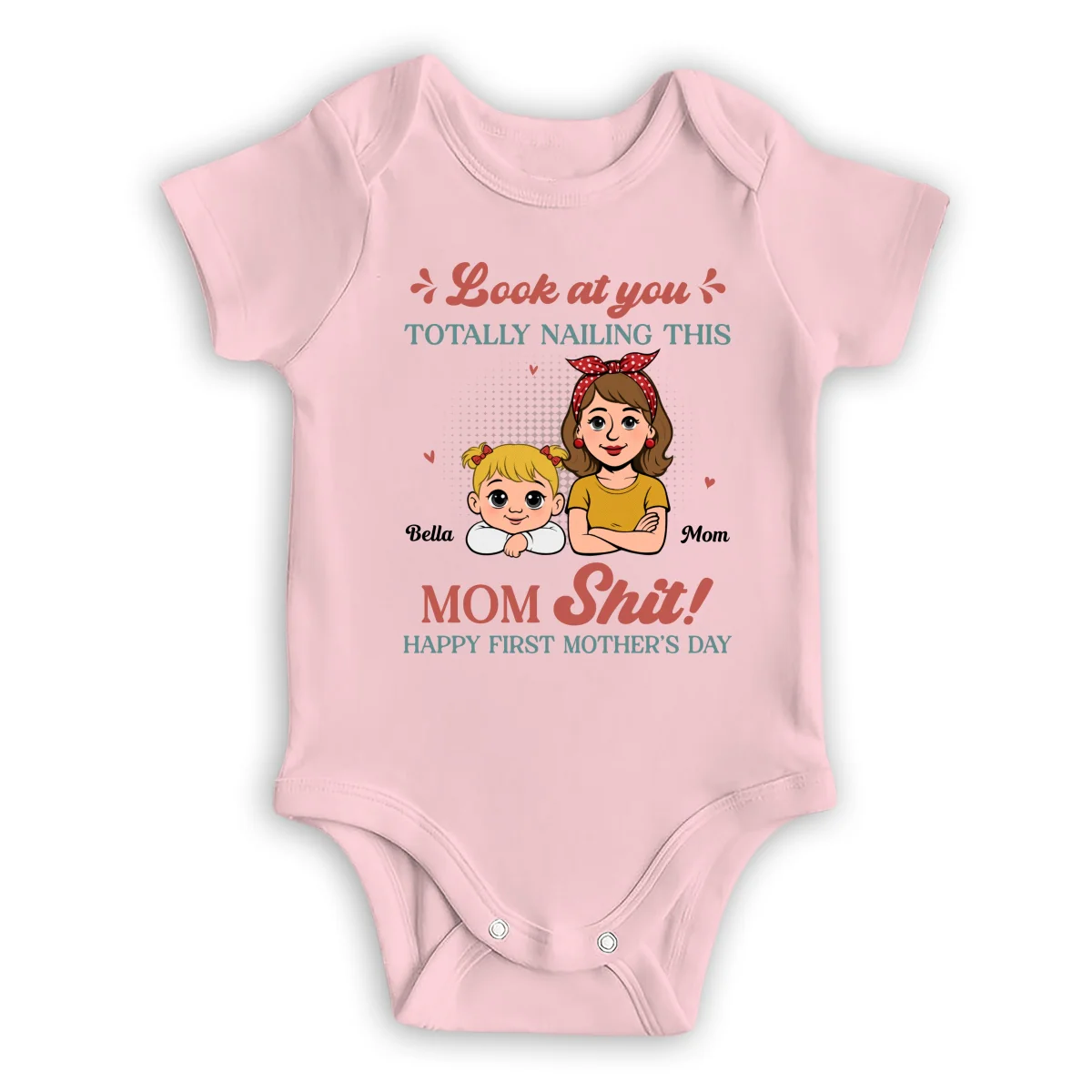 Totally Nailing This - Personalized Custom Baby Onesie - Image 9