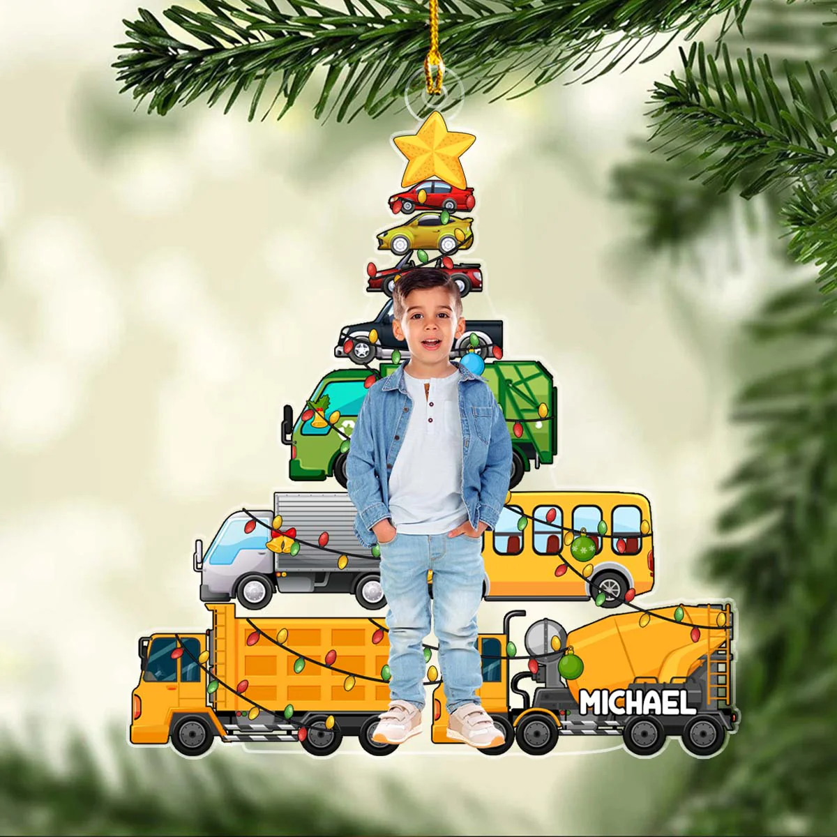 Toy World - Personalized Custom Acrylic Ornament