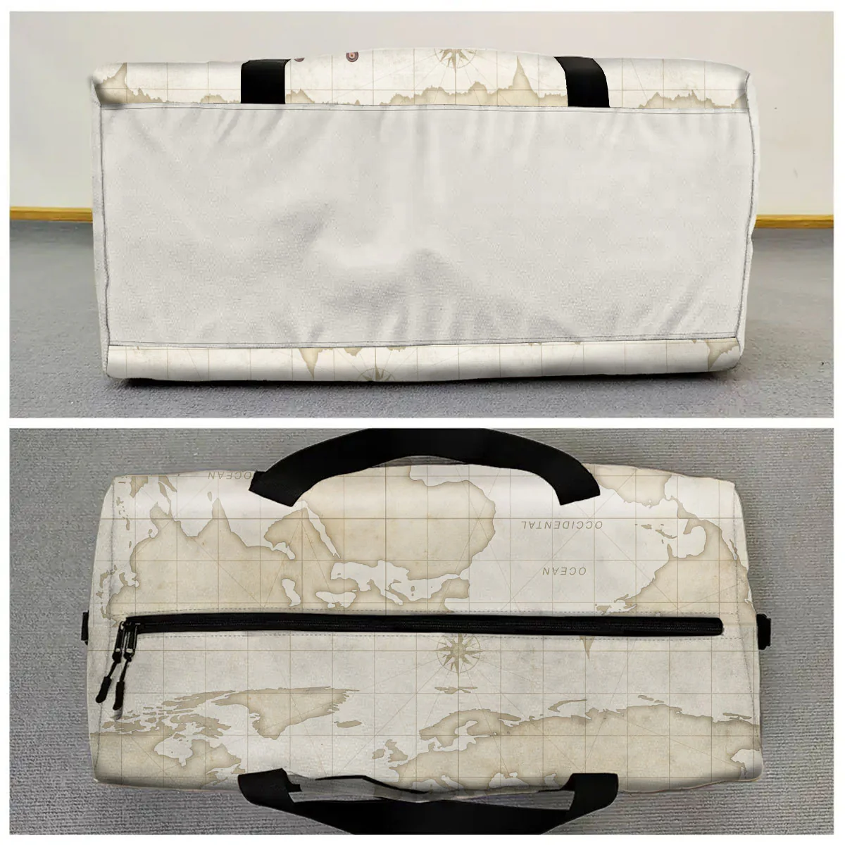 Travel Is My Therapy - Personalized Custom Duffle Bag - Image 4