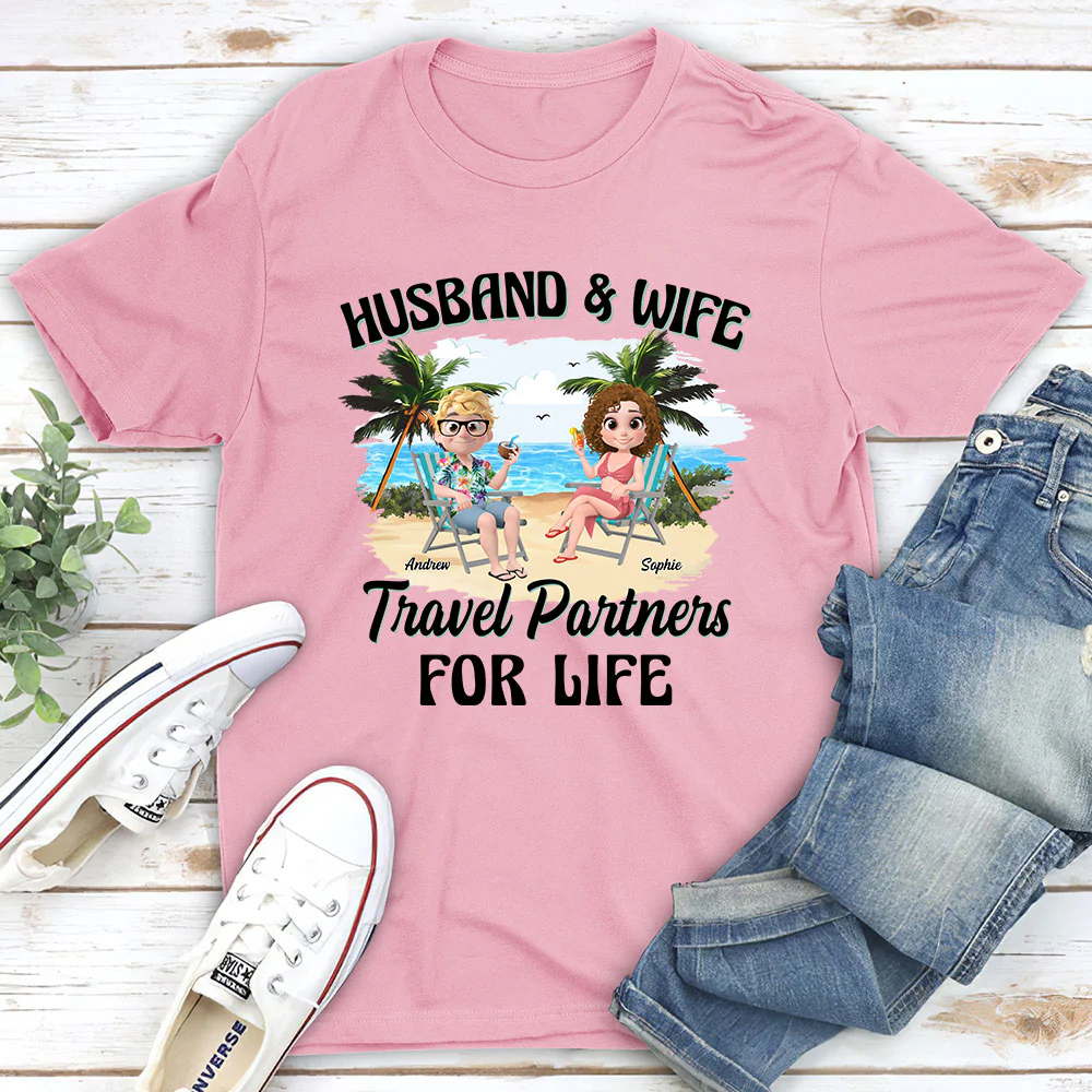Travel Partners For Life - Personalized Custom Shirt - Image 2